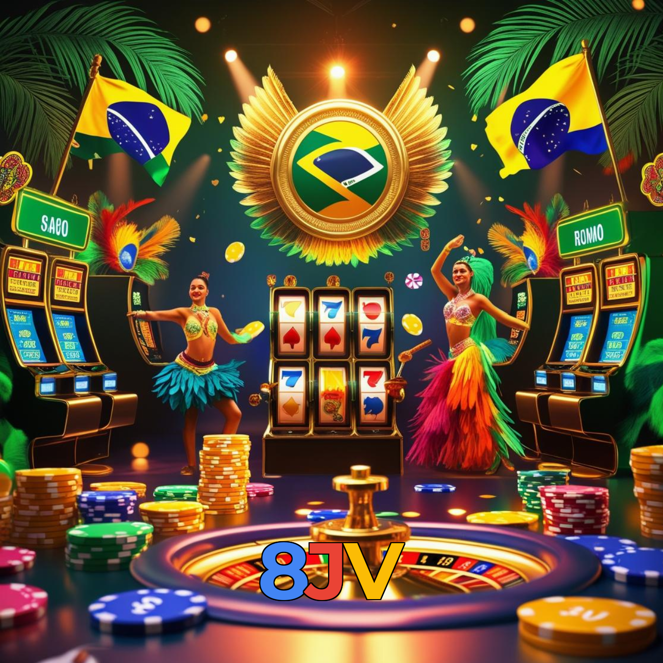 8JV:Onde as apostas no futebol se encontram com as vitórias no cassino!